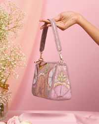 Mohey Women Purple Velvet Bag
