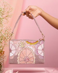 Mohey Women Purple Velvet Bag