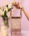 Mohey Women Velveteen Fawn Festive Bag