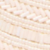 Lustrous White Festive Clutch Bag