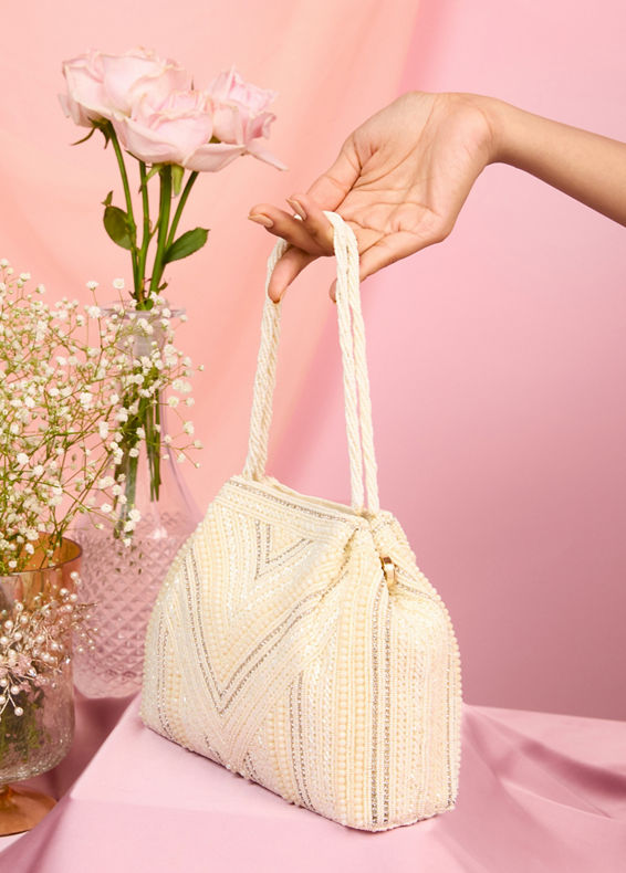 Mohey Women Elegant Cream Bag