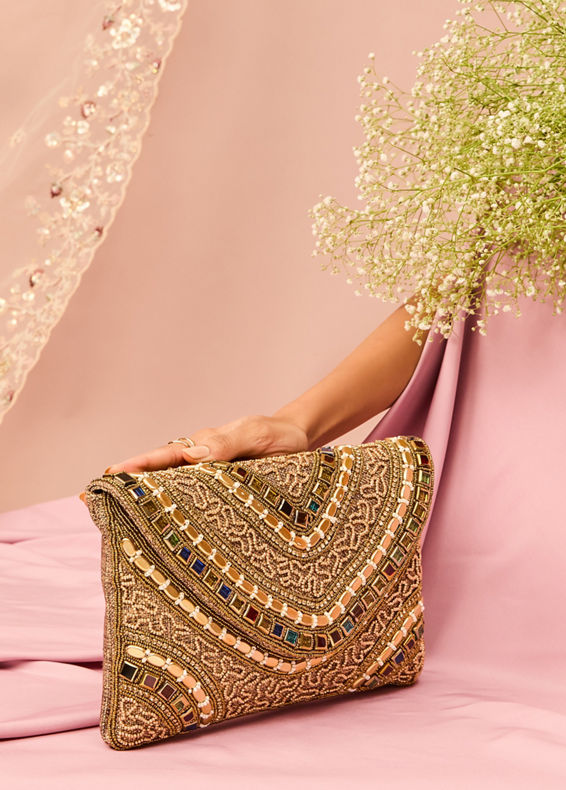 Mohey Women Fawn Elegance Envelop Bag