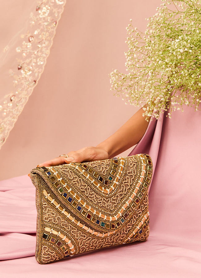 Mohey Women Fawn Elegance Envelop Bag