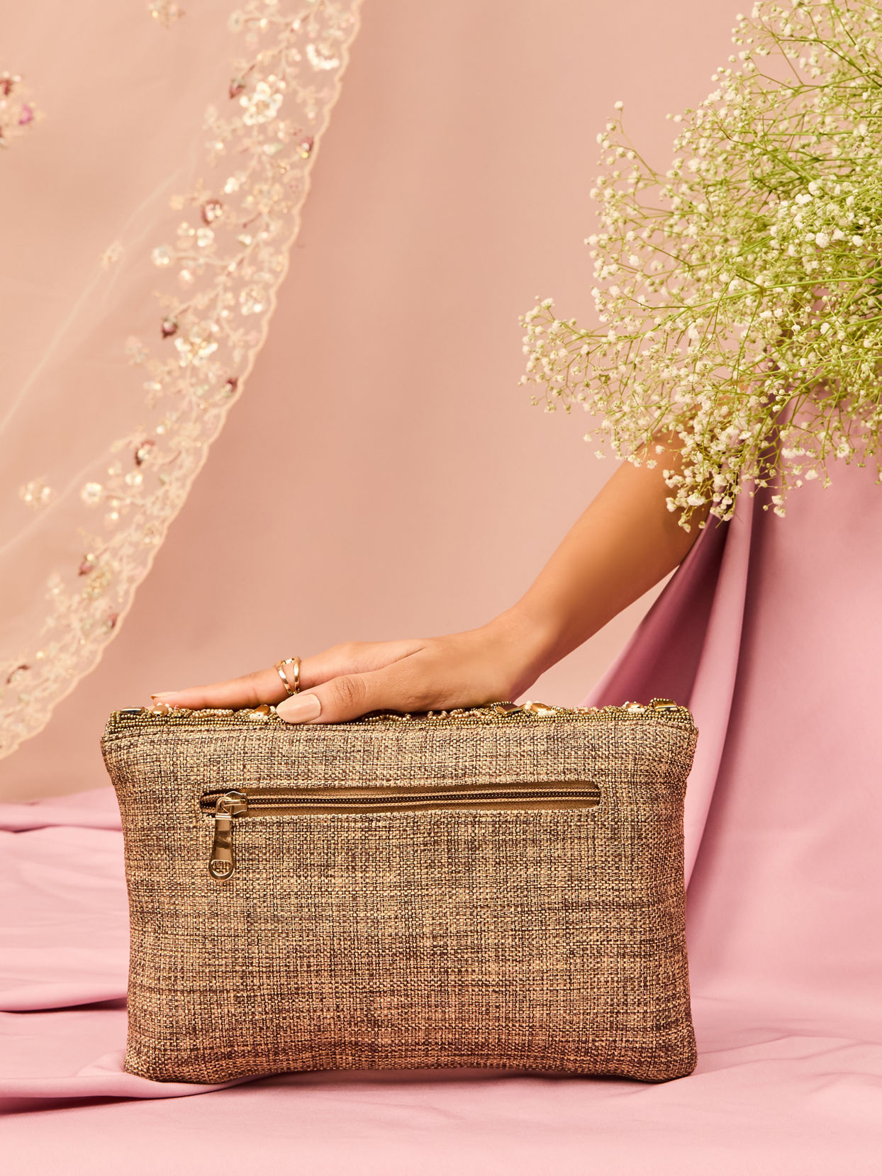 Mohey Women Fawn Elegance Envelop Bag