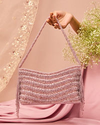 Mohey Women Dazzling Purple Festive Bag