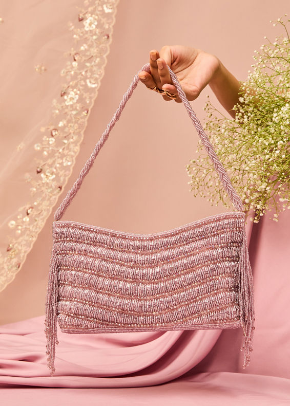 Mohey Women Dazzling Purple Festive Bag
