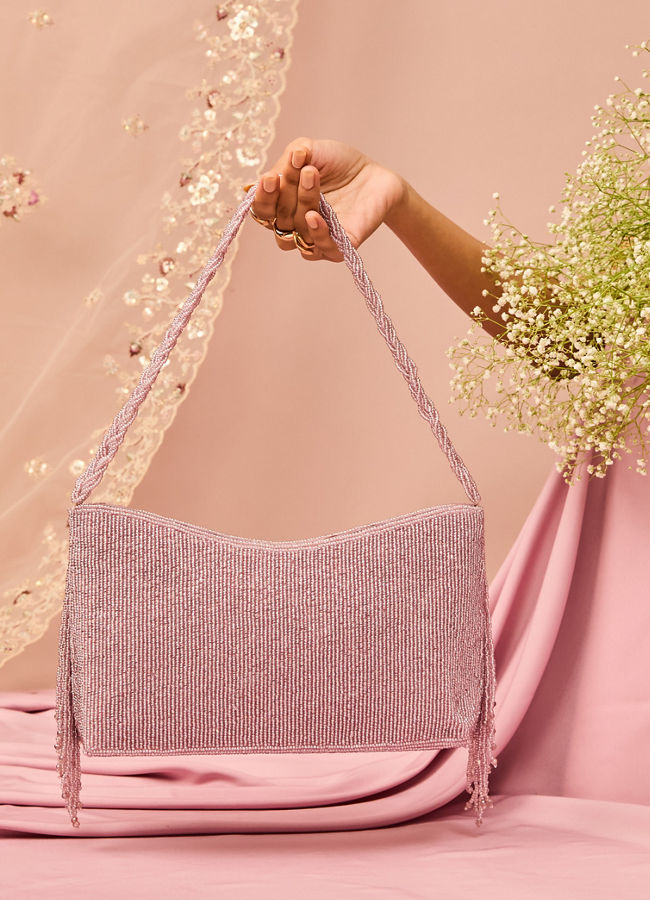 Mohey Women Dazzling Purple Festive Bag