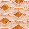 Beige Georgette Clutch Bag with Embroidery
