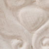 Cream Satin Clutch Bag with Self-Texture