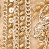 Beige Silk Bag with Cutdana and Sequin Work