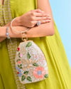Mohey Women Elegant Cream Clutch Bag