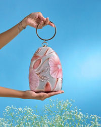 Mohey Women Elegant Pink Clutch Bag