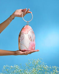 Mohey Women Elegant Pink Clutch Bag