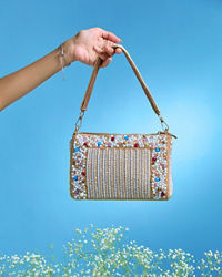 Mohey Women Fawn Art Silk Top Handle Bag