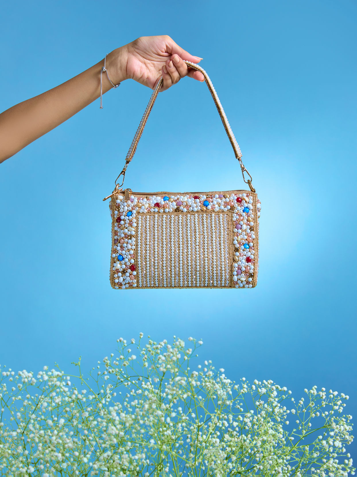 Mohey Women Fawn Art Silk Top Handle Bag
