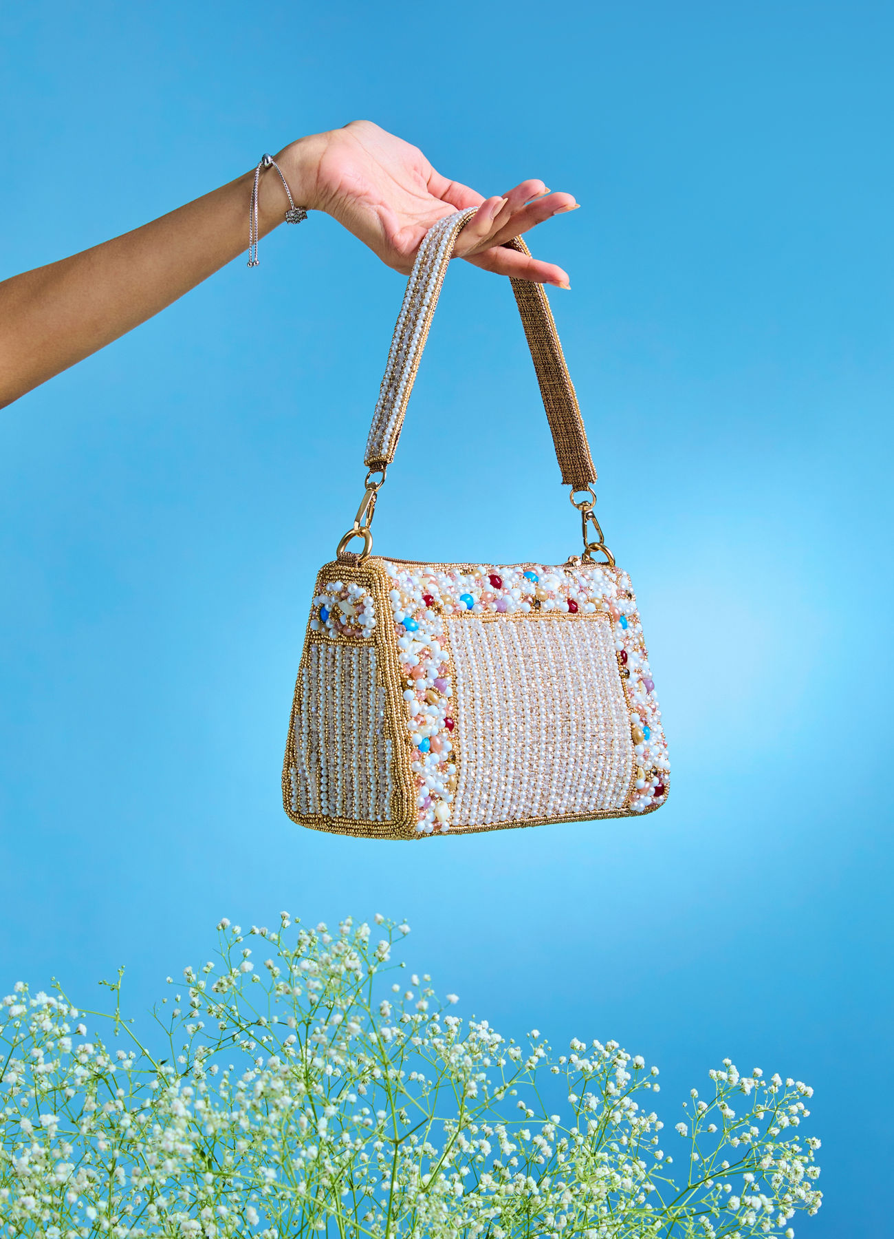 Mohey Women Fawn Art Silk Top Handle Bag