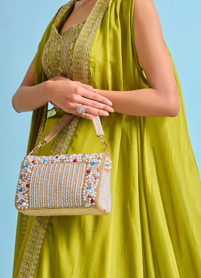 Mohey Women Fawn Art Silk Top Handle Bag