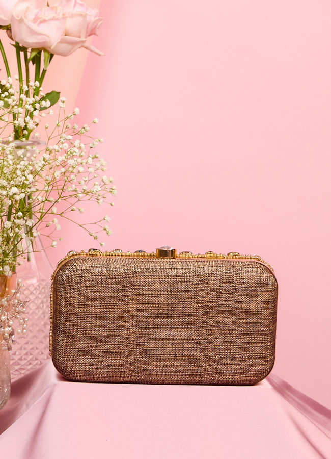 Mohey Women Fawn Festive Clutch Bag