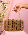 Mohey Women Fawn Festive Clutch Bag
