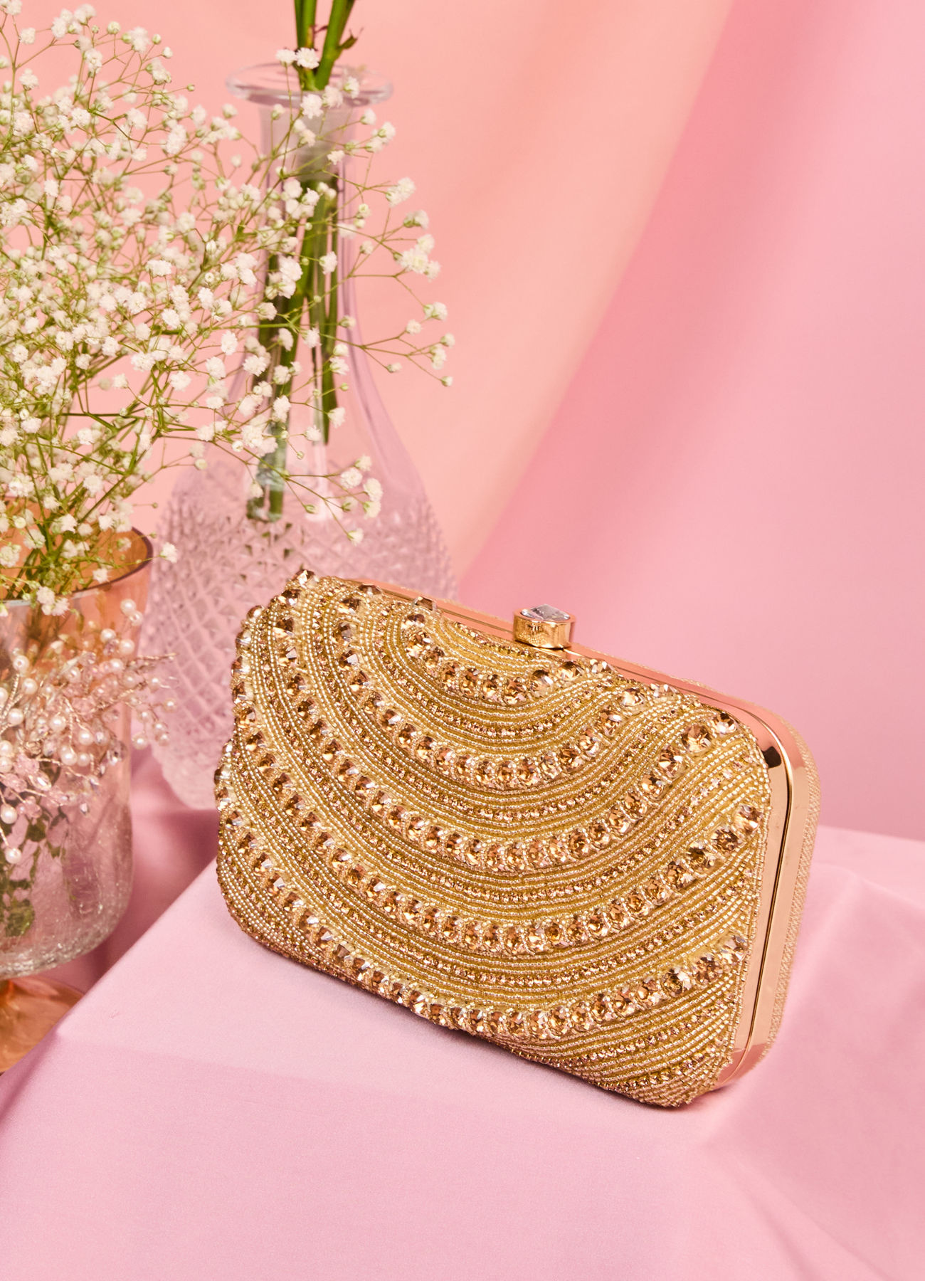 Mohey Women Elegant Fawn Clutch Bag