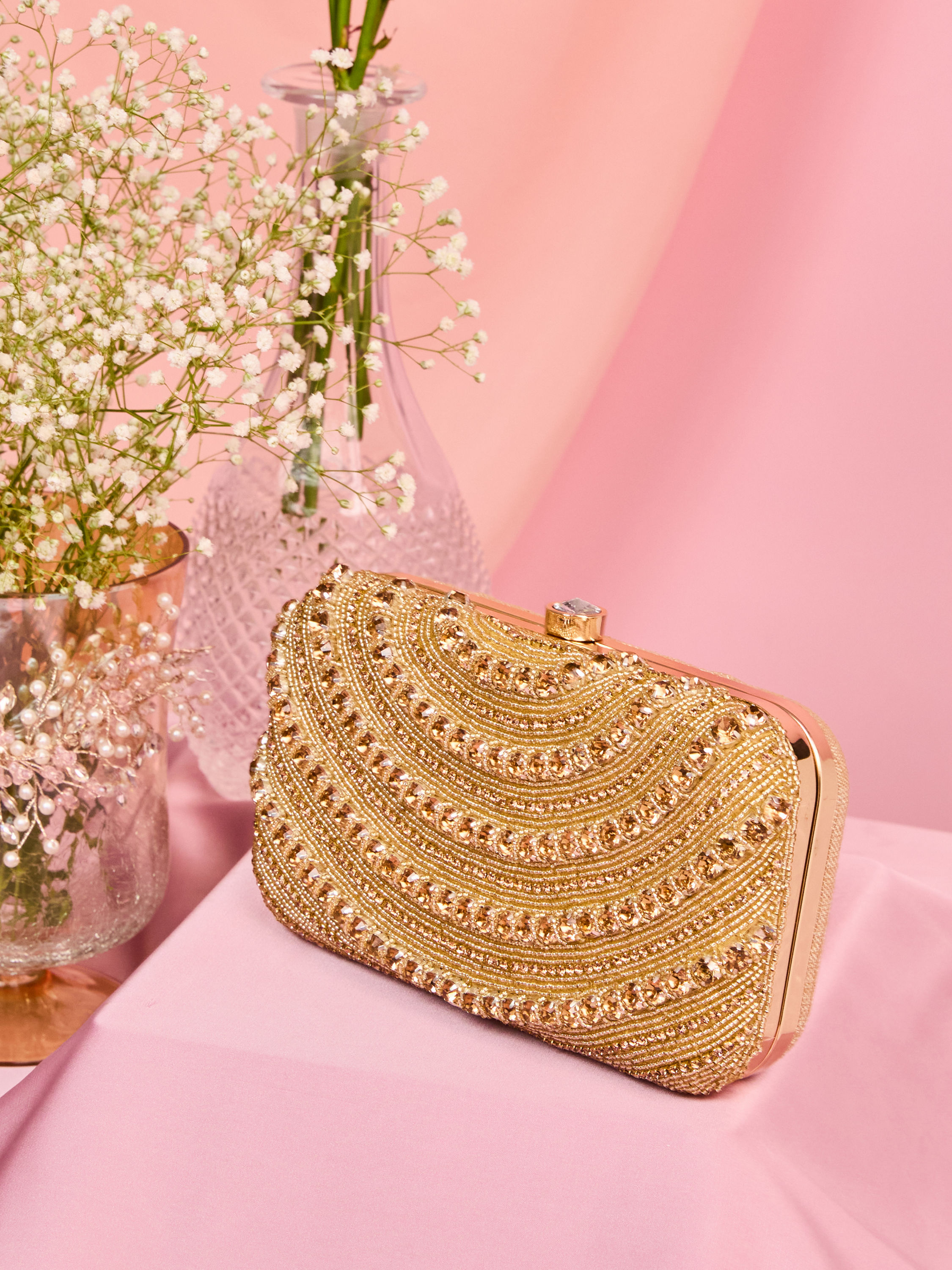 Mohey Women Elegant Fawn Clutch Bag