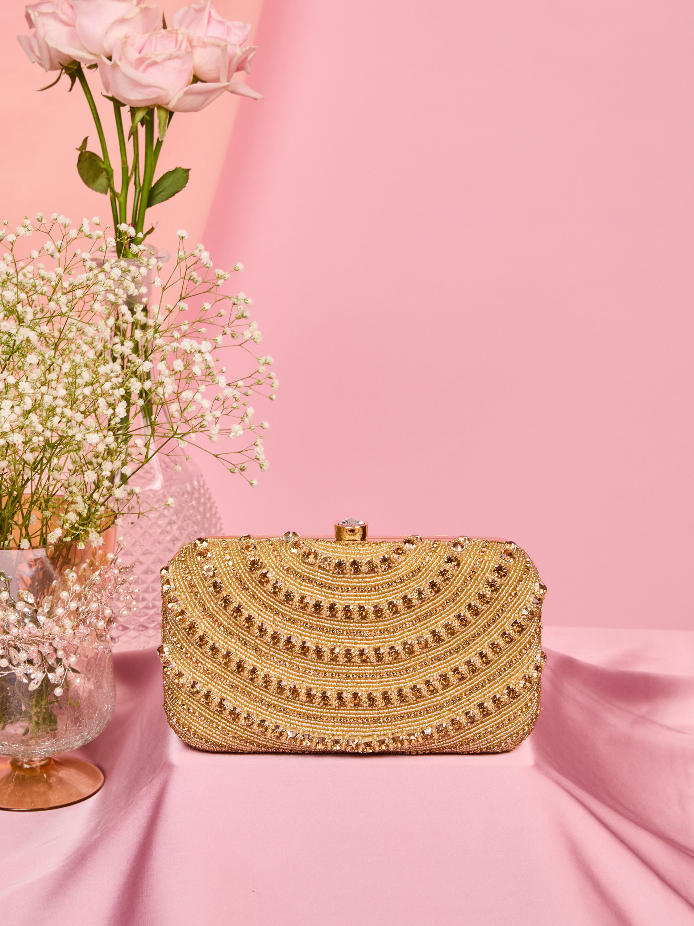 Mohey Women Elegant Fawn Clutch Bag