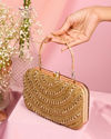 Mohey Women Beige Clutch Bag