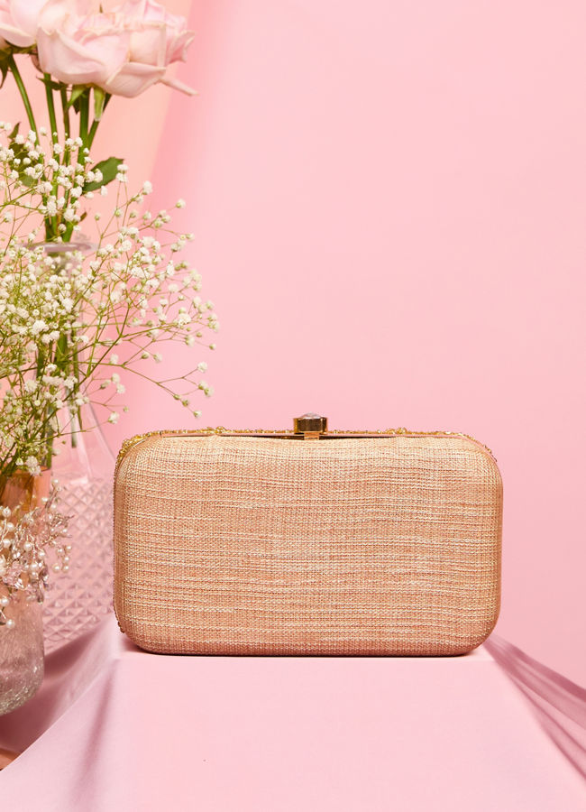 Mohey Women Fawn Art Silk Clutch Bag