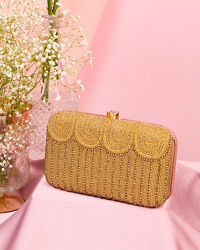 Mohey Women Fawn Art Silk Clutch Bag