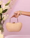 Mohey Women Elegant Beige Clutch Bag