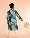 Manyavar Boys Vibrant Green Boys Kurta Pajama