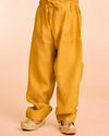 Manyavar Boys Mustard Hues Vibrant Kurta Pajama