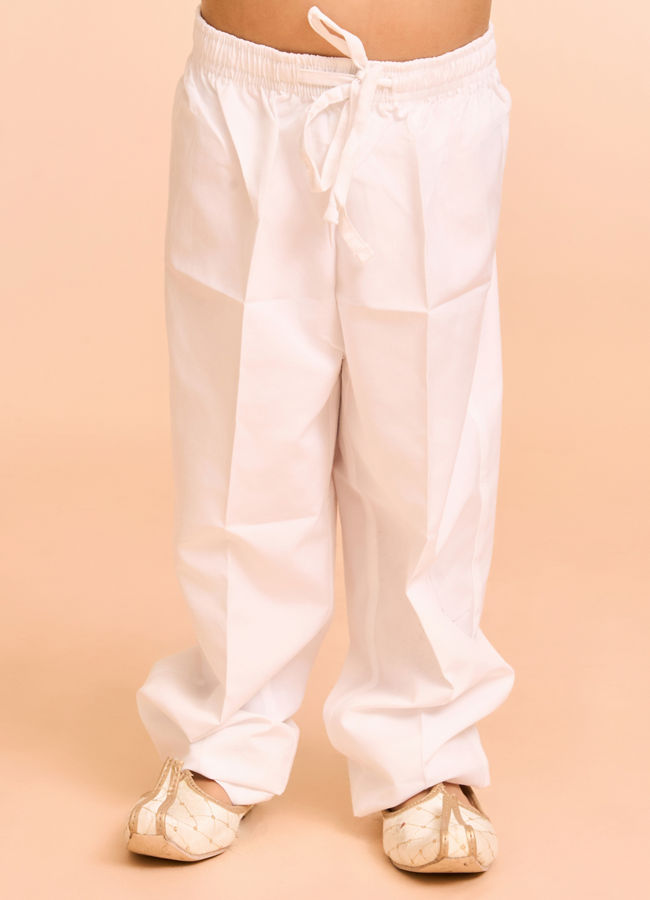 Manyavar Boys Rust Radiance Kurta Pajama