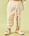 Manyavar Boys Cream Hued Kurta Pajama