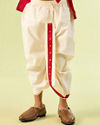 Manyavar Boys Radiant Rust Kurta Dhoti
