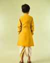 Manyavar Boys Radiant Yellow Kurta Dhoti