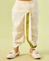 Manyavar Boys Green Splendor Kurta Dhoti
