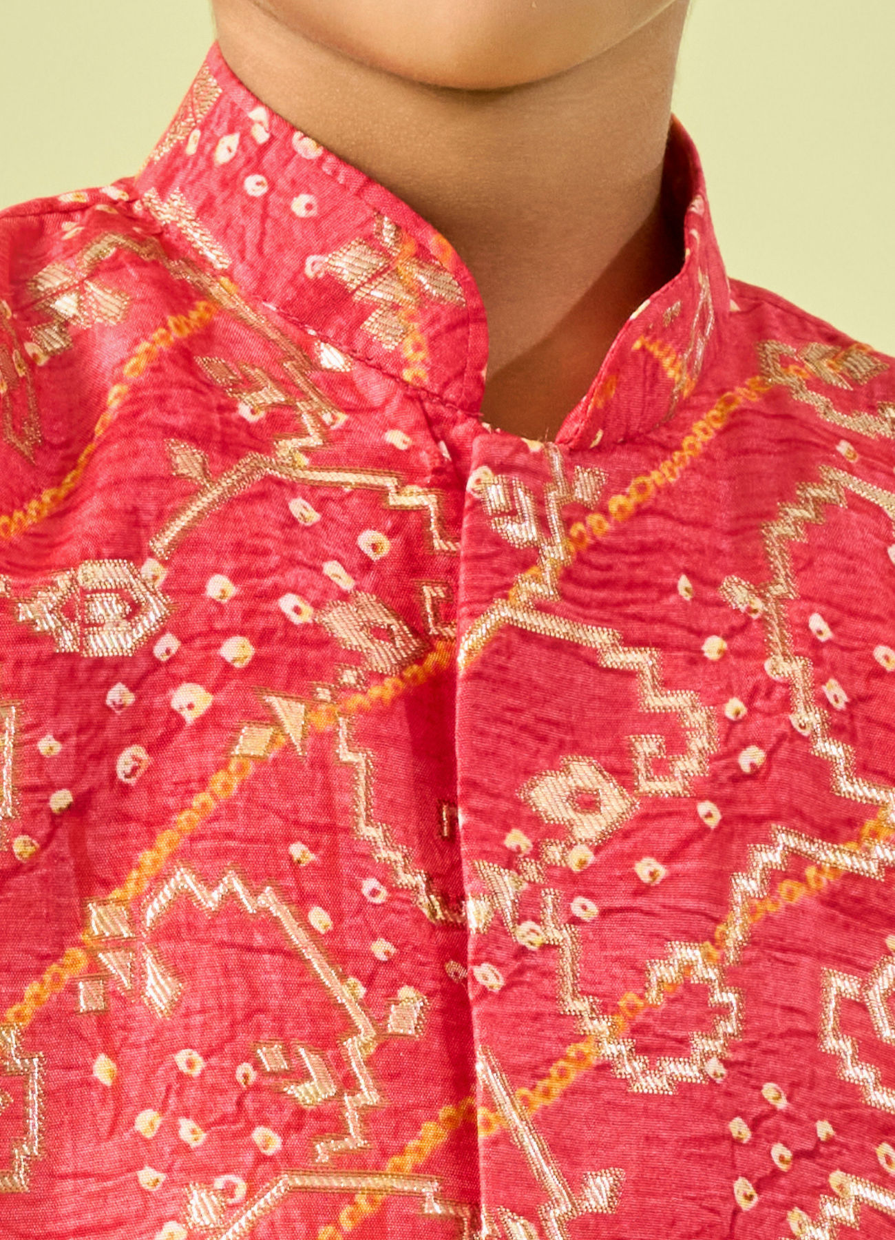 Manyavar Boys Regal Red Royal Kurta Dhoti