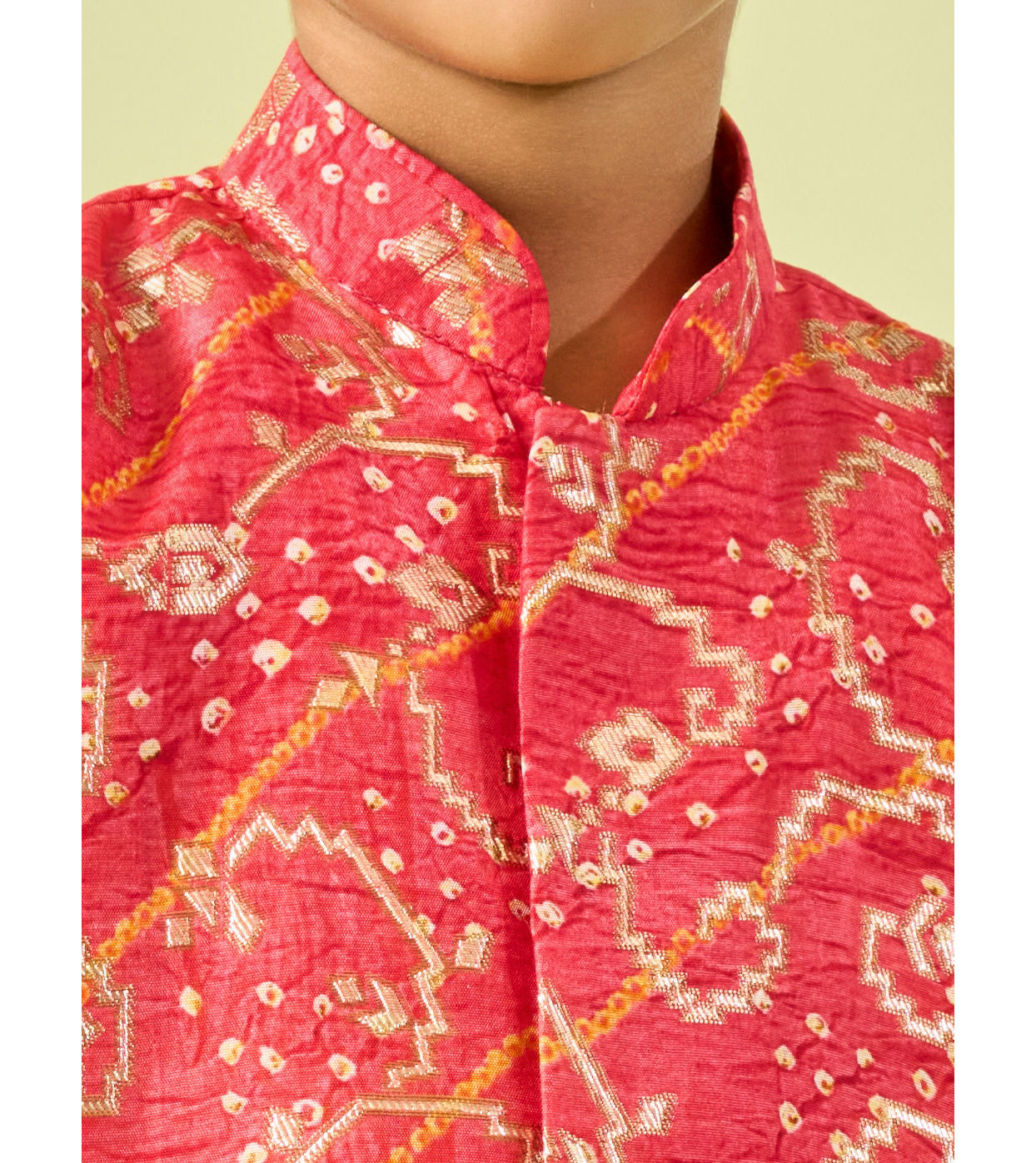 Manyavar Boys Regal Red Royal Kurta Dhoti