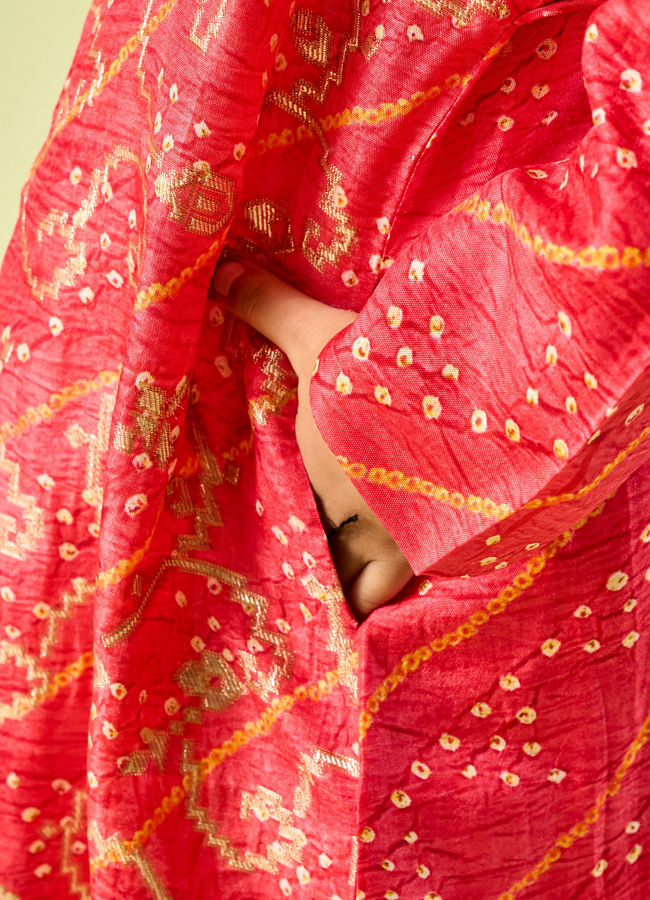 Manyavar Boys Regal Red Royal Kurta Dhoti