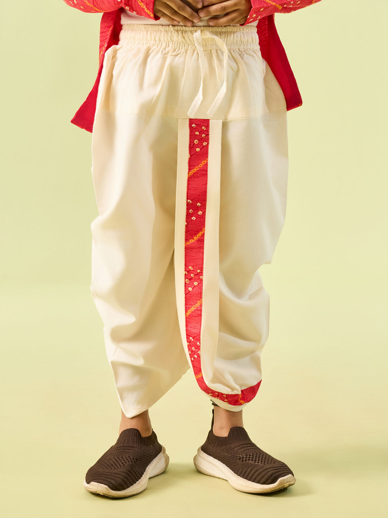 Manyavar Boys Regal Red Royal Kurta Dhoti