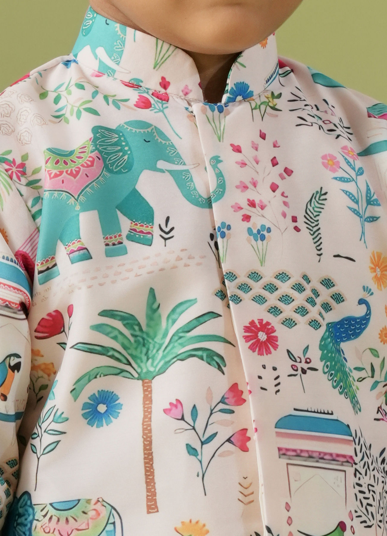 Manyavar Boys Cream Dreams Kurta Dhoti