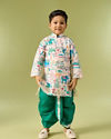 Manyavar Boys Cream Dreams Kurta Dhoti