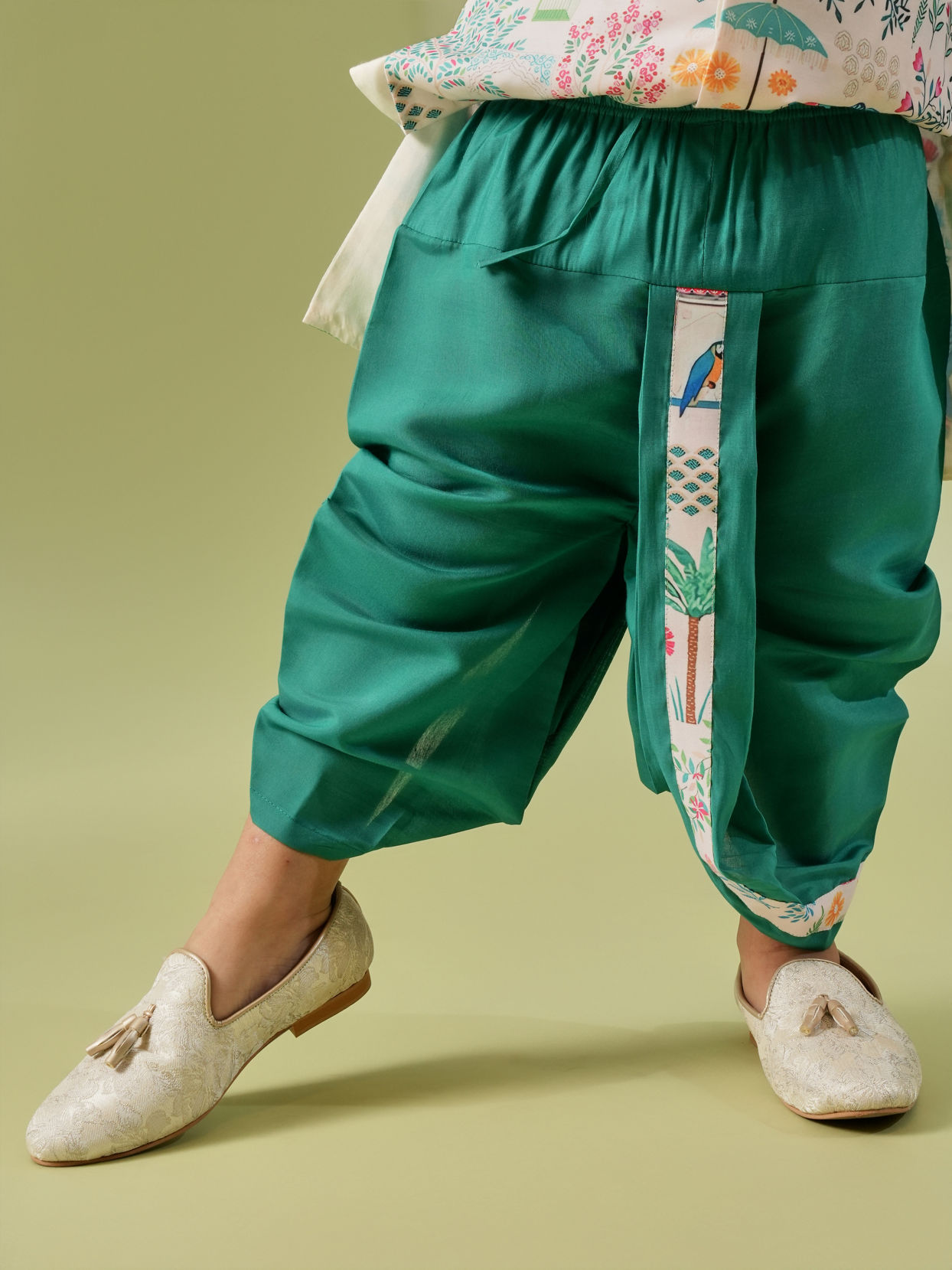 Manyavar Boys Cream Dreams Kurta Dhoti