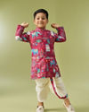 Manyavar Boys Regal Rani Kurta Dhoti Set