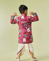 Manyavar Boys Regal Rani Kurta Dhoti Set