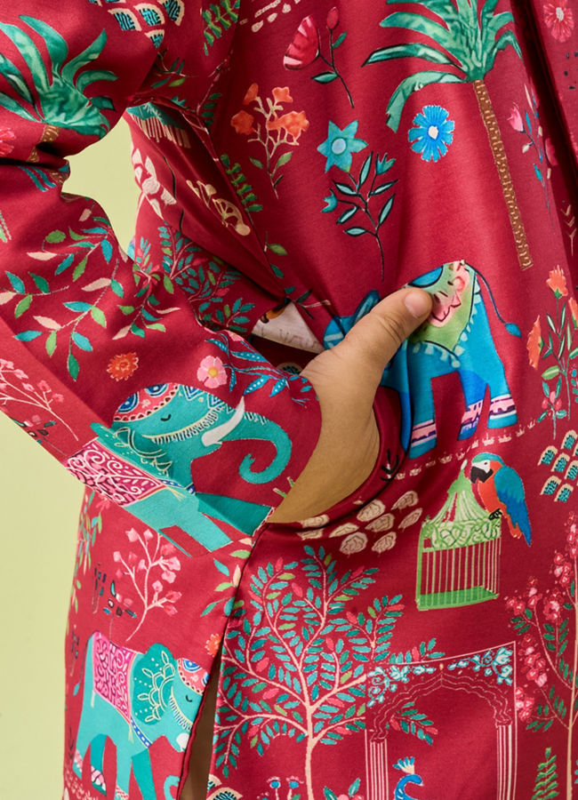 Manyavar Boys Regal Rani Kurta Dhoti Set