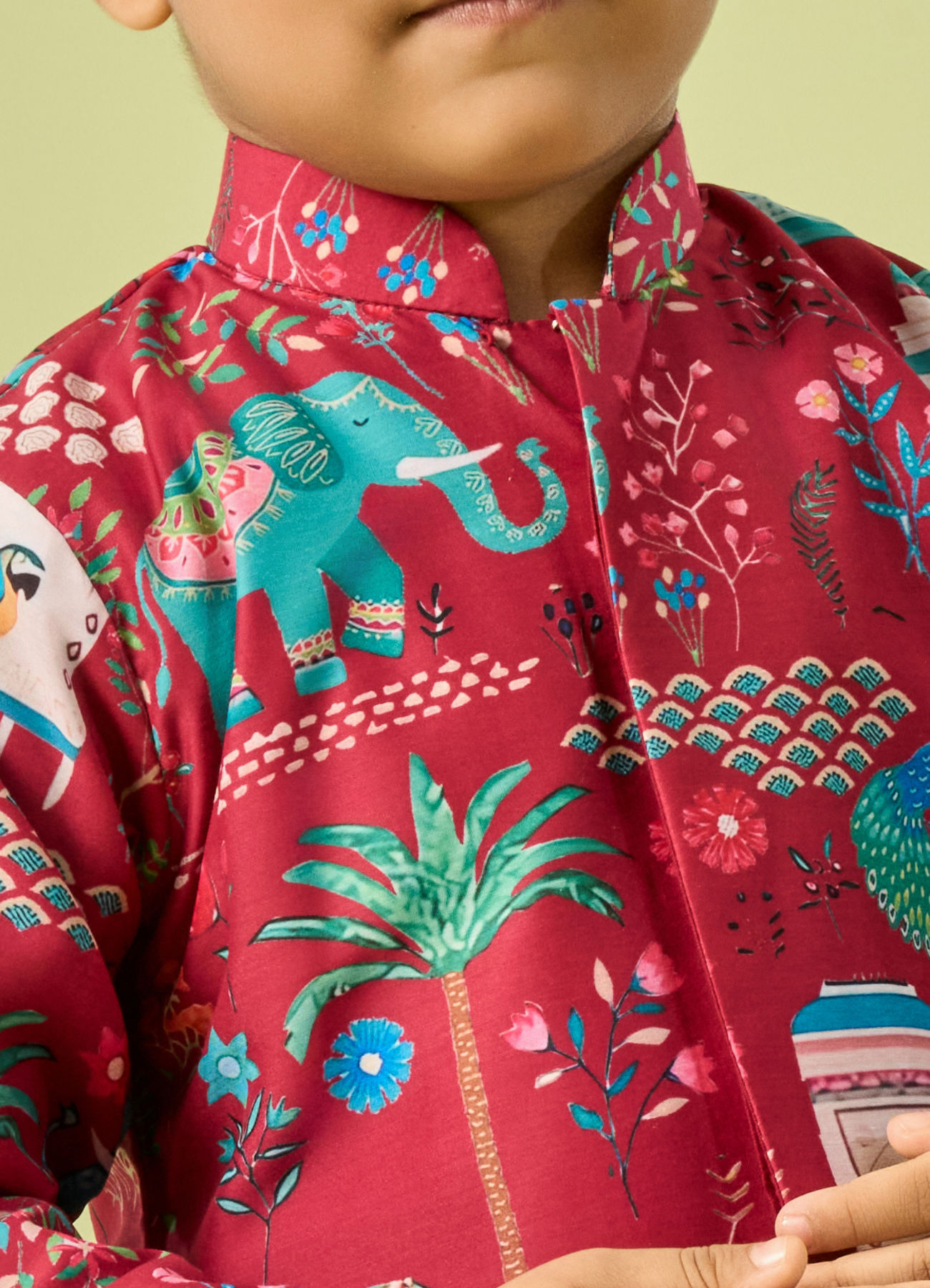 Manyavar Boys Regal Rani Kurta Dhoti Set