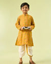 Manyavar Boys Mustard Magic Kurta Dhoti