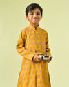 Manyavar Boys Mustard Magic Kurta Dhoti